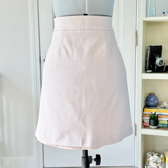 Ann Taylor Textured Side Button A-line Skirt (size 2) - Picture 5 of 10